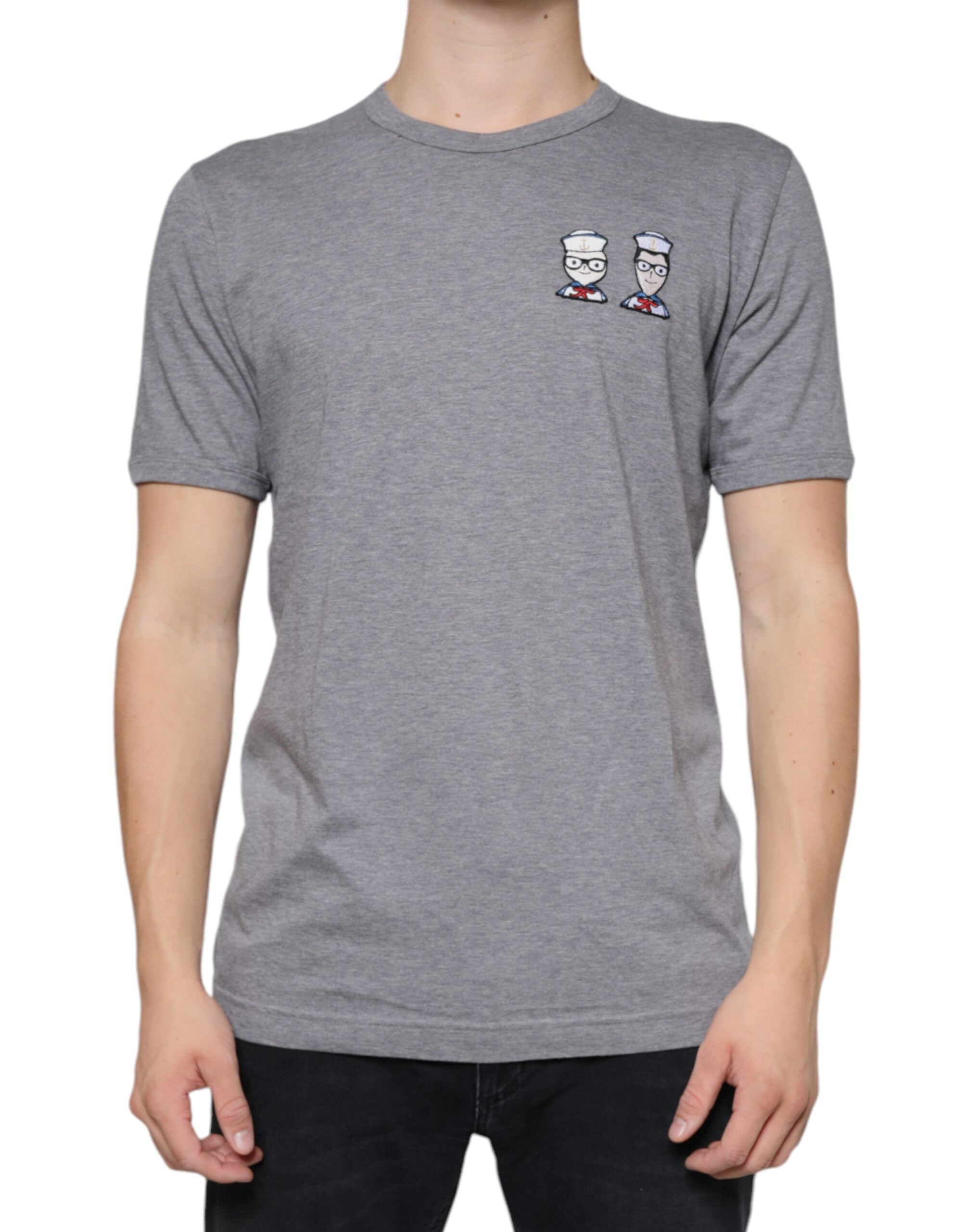 T-shirt Dolce & Gabbana #DGFamily gris