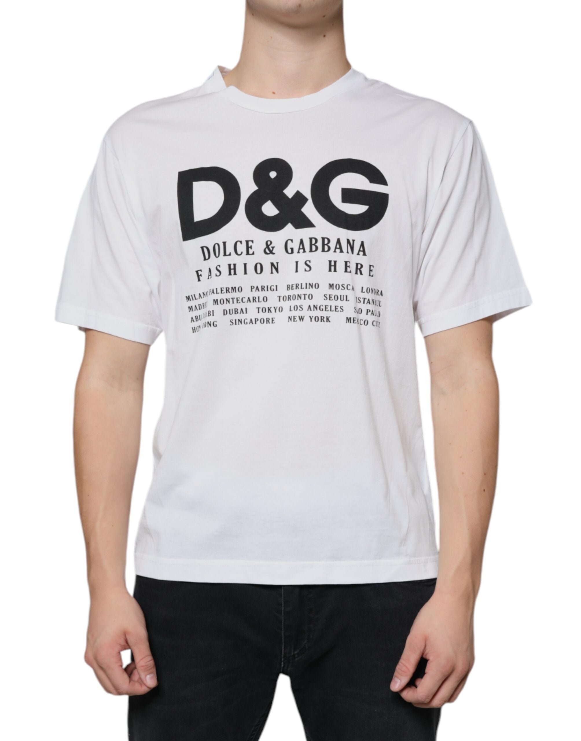 T-shirt Dolce & Gabbana DG blanc