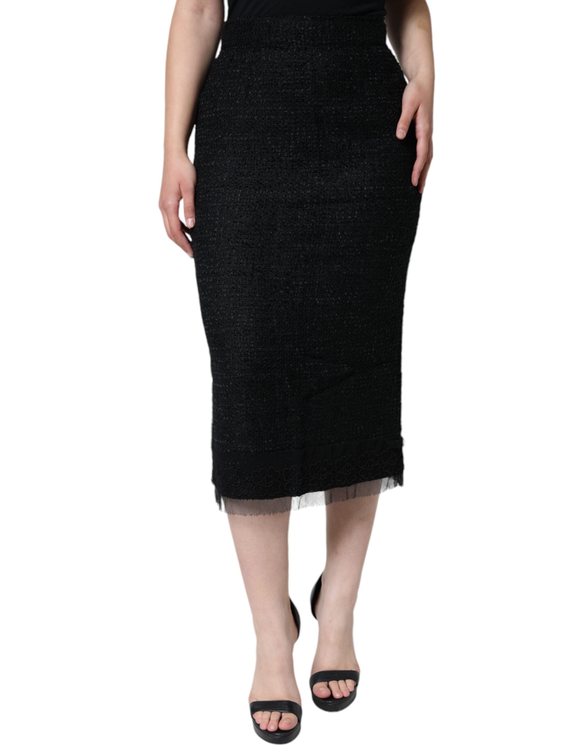 Jupe DOLCE & GABBANA midi noire