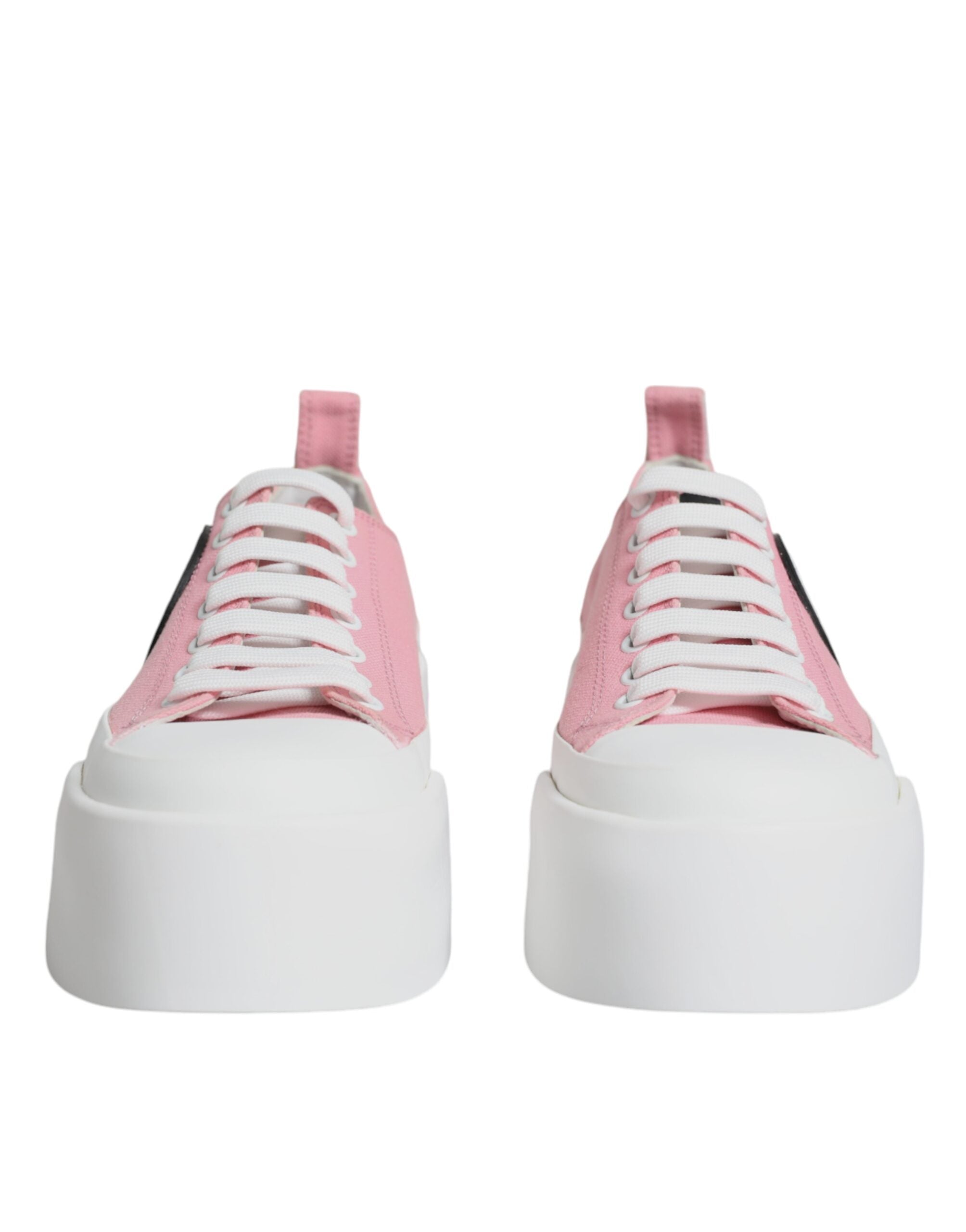 Baskets Dolce & Gabbana roses et blanches