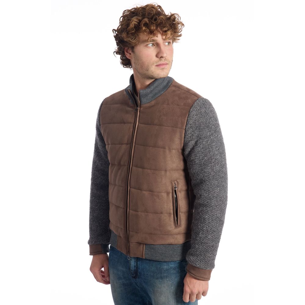 Veste Roberto Pepe courte marron