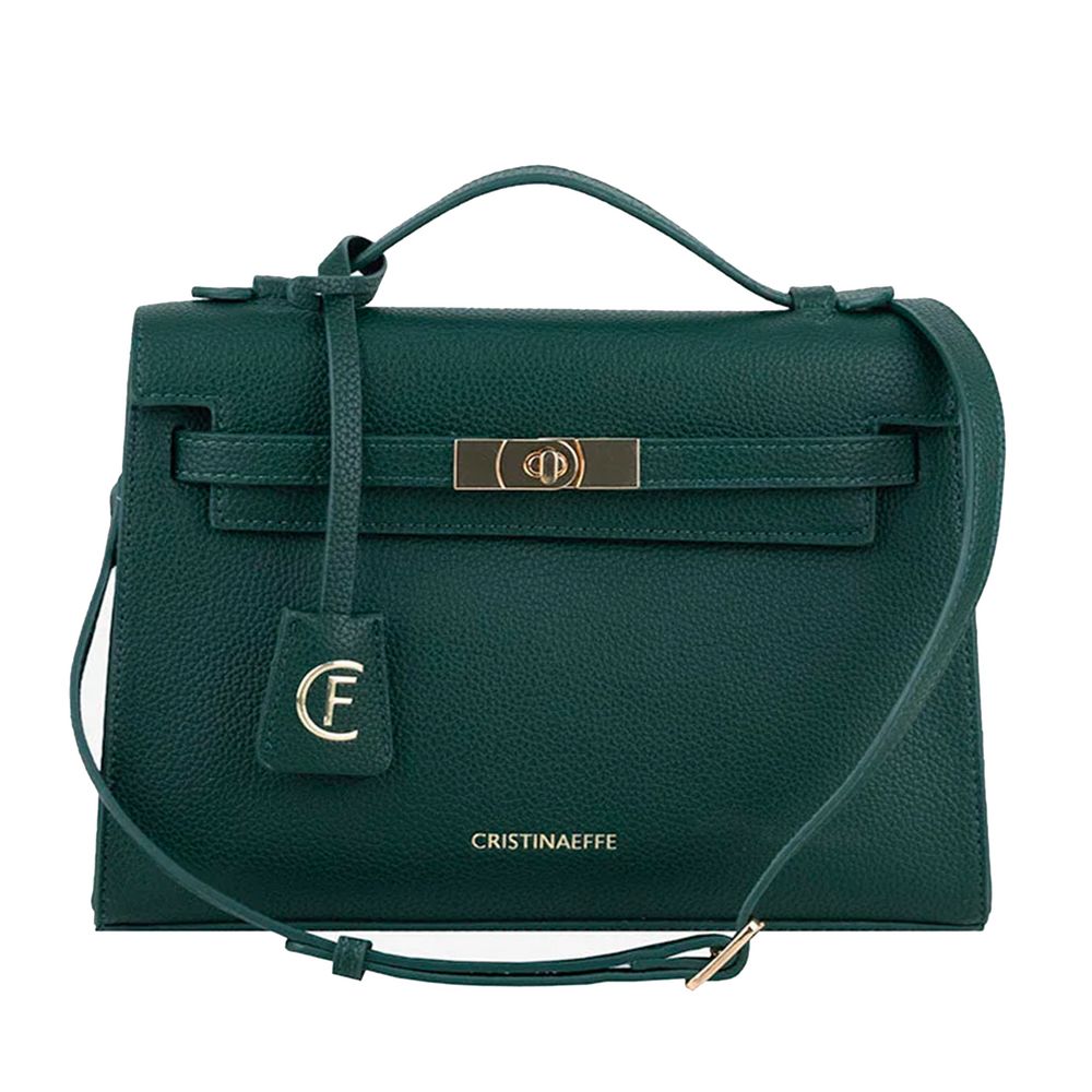 Sac CRISTINAEFFE en cuir artificiel vert