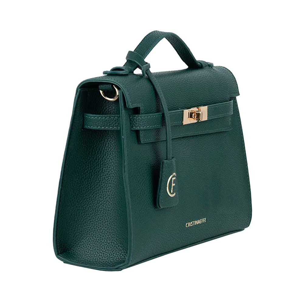 Sac CRISTINAEFFE en cuir artificiel vert