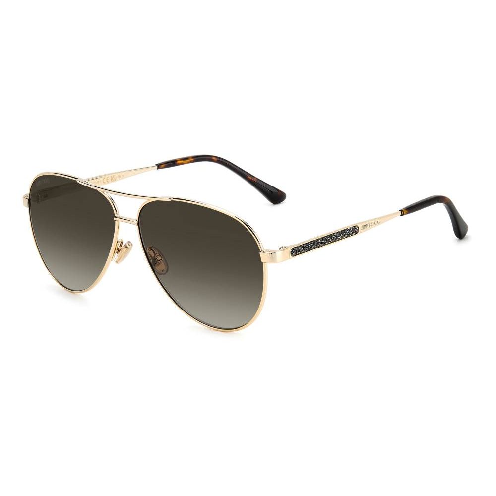 Lunettes Jimmy Choo Jimena dorées