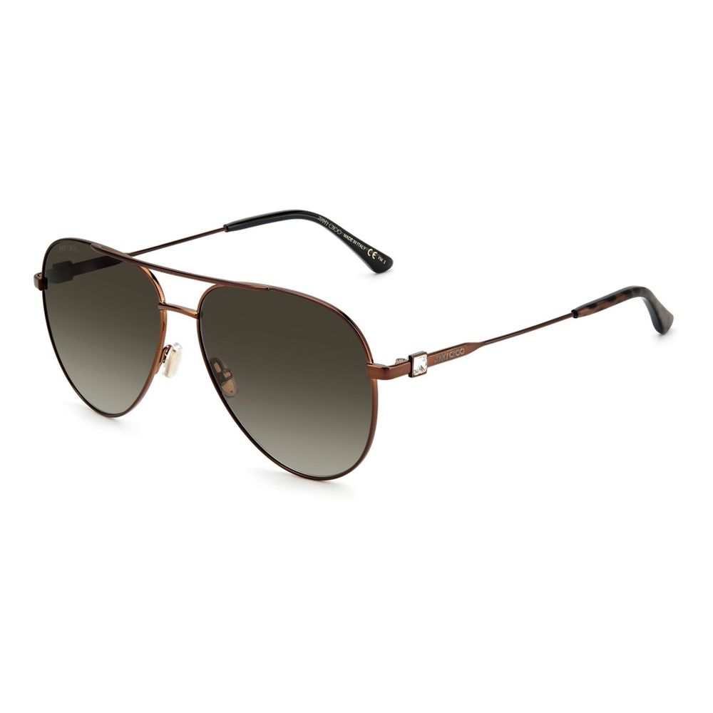 Lunettes de soleil Jimmy Choo Olly marron