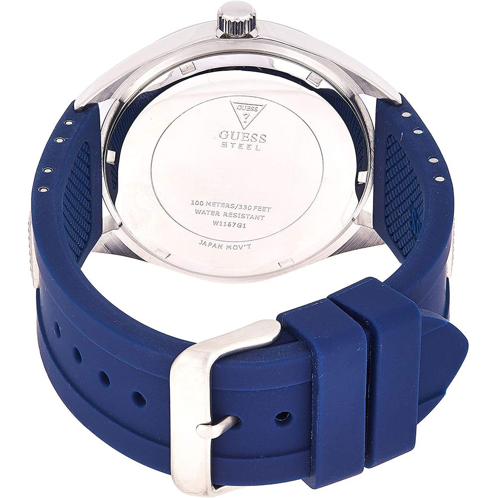 Montre synthétique bleue bleue
