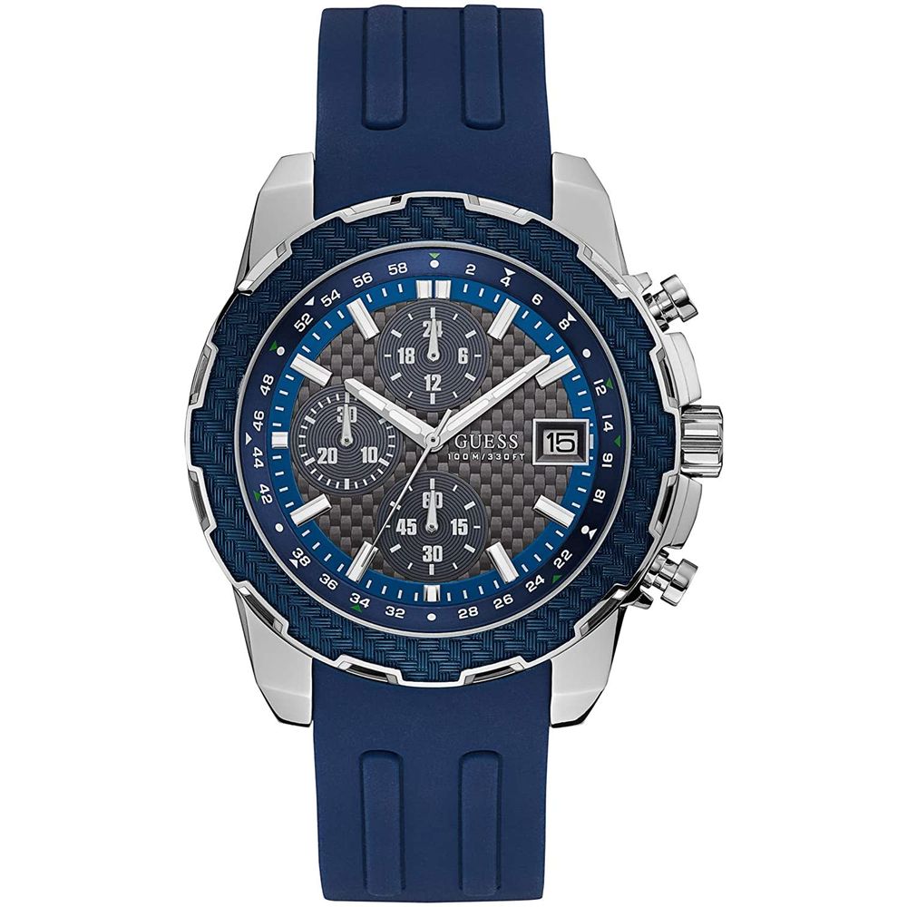 Montre quartz bleue Rubber bleue