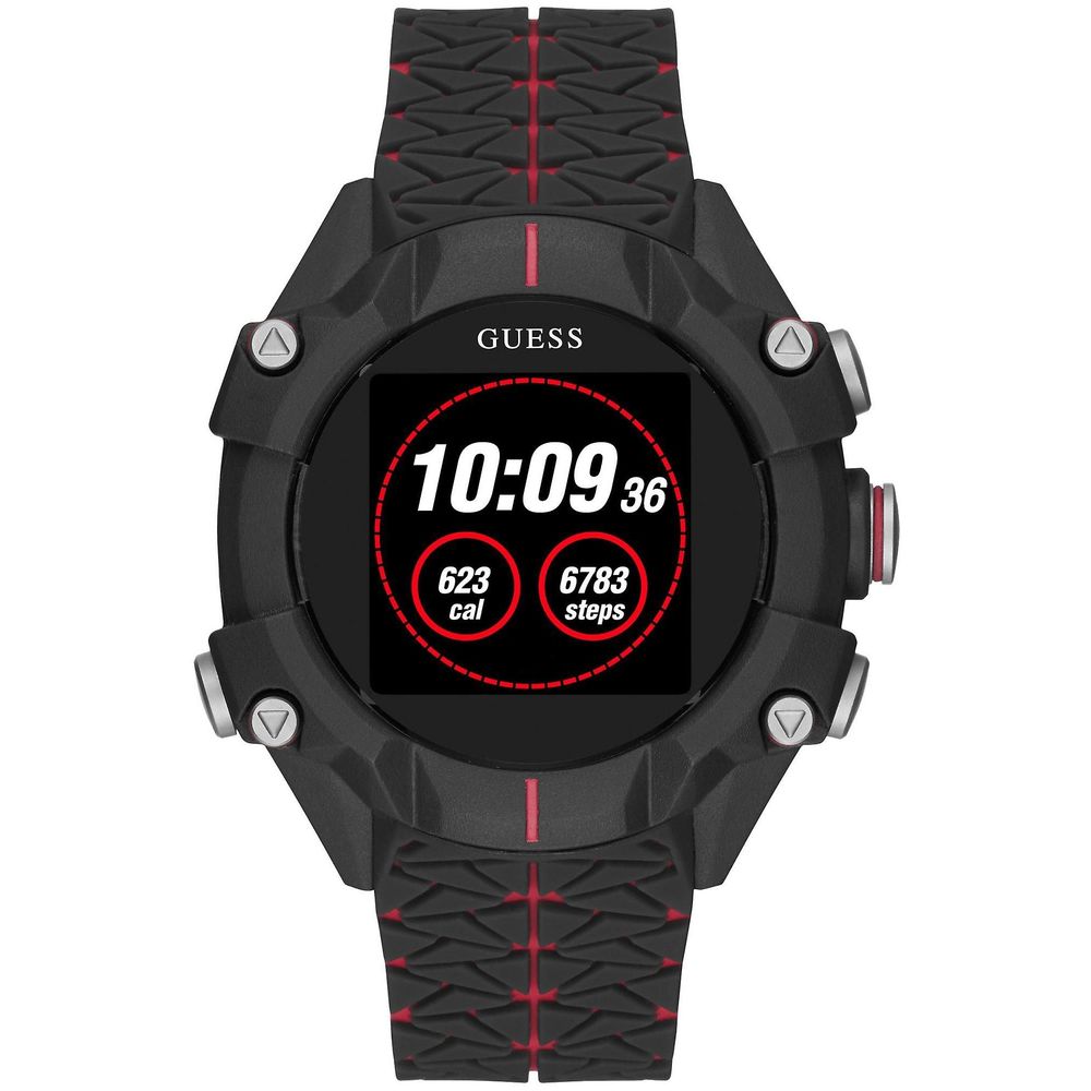 Montre numérique Black Resin noire