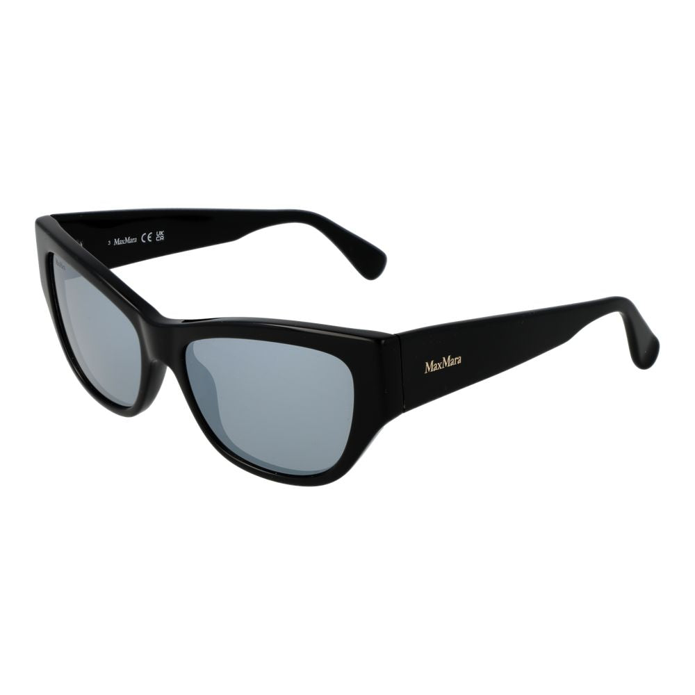 Lunettes de soleil noires cat eye