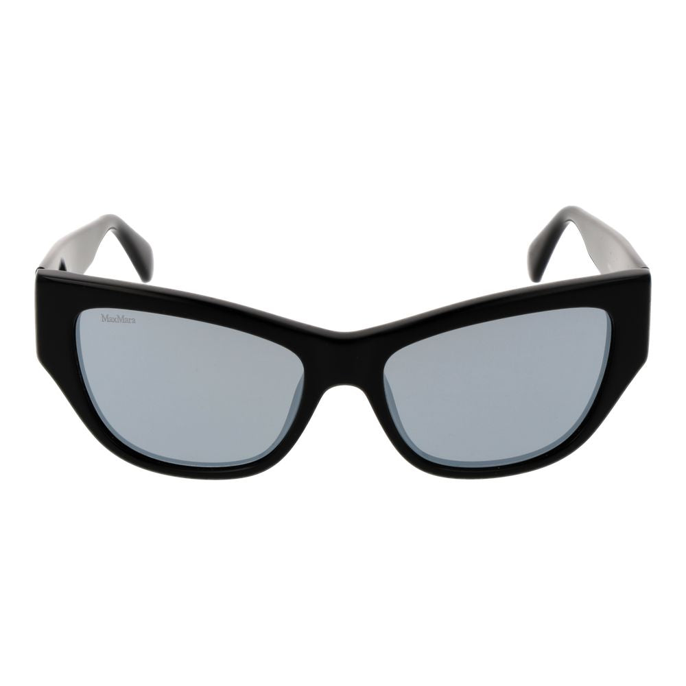 Lunettes de soleil noires cat eye
