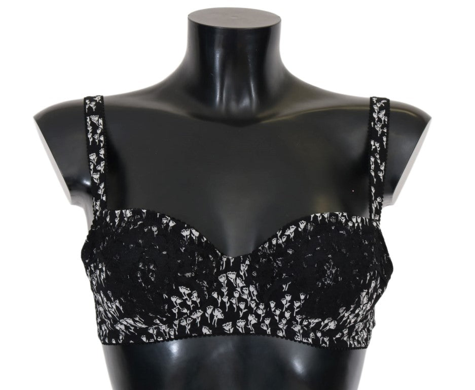 Soutien-gorge Dolce & Gabbana en soie noir