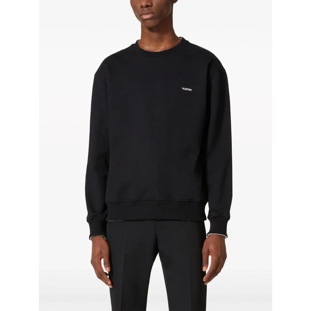 Sweatshirt Valentino Crewneck noir