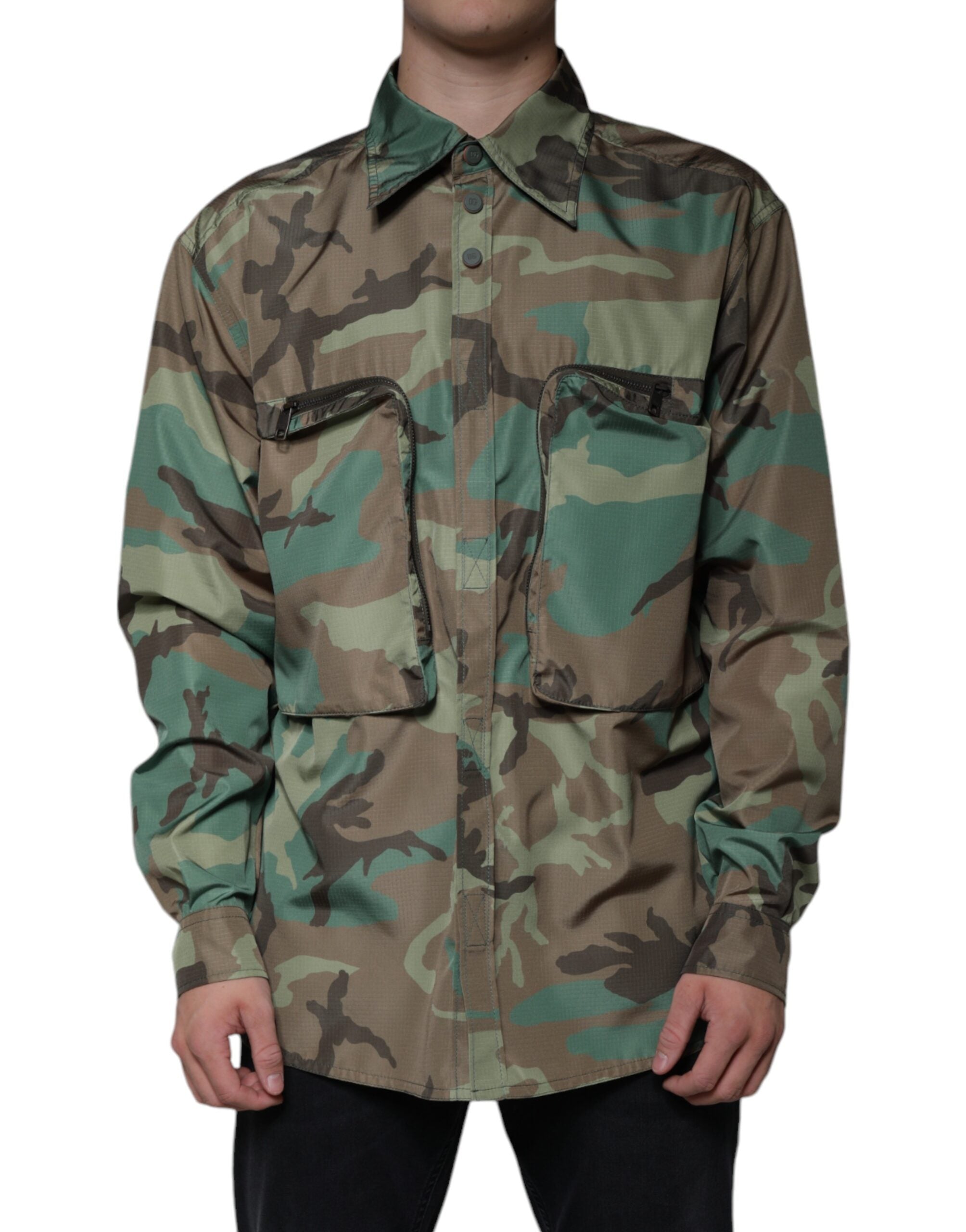Chemise Dolce & Gabbana camouflage multicolore