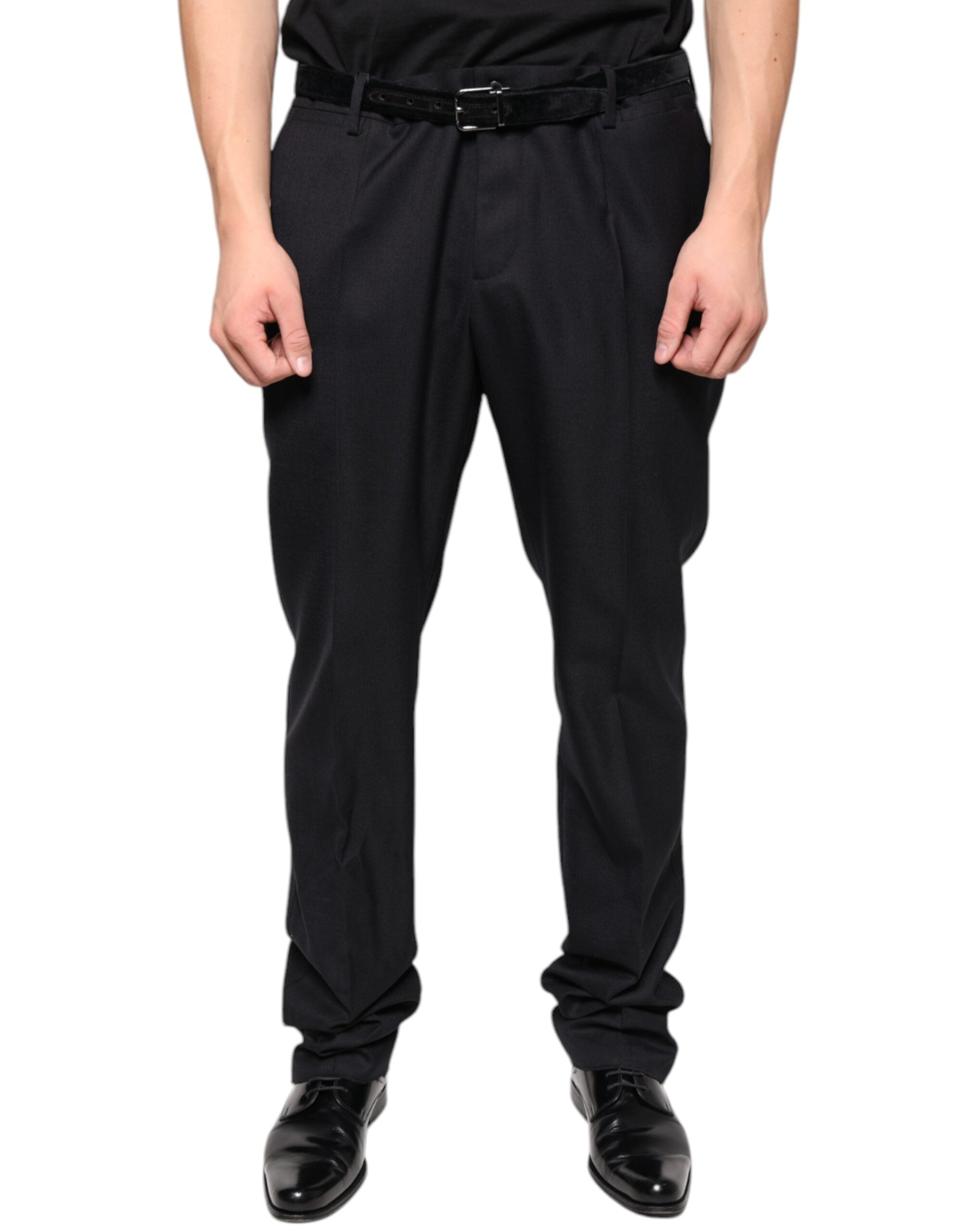 Pantalons Dolce & Gabbana en laine noirs