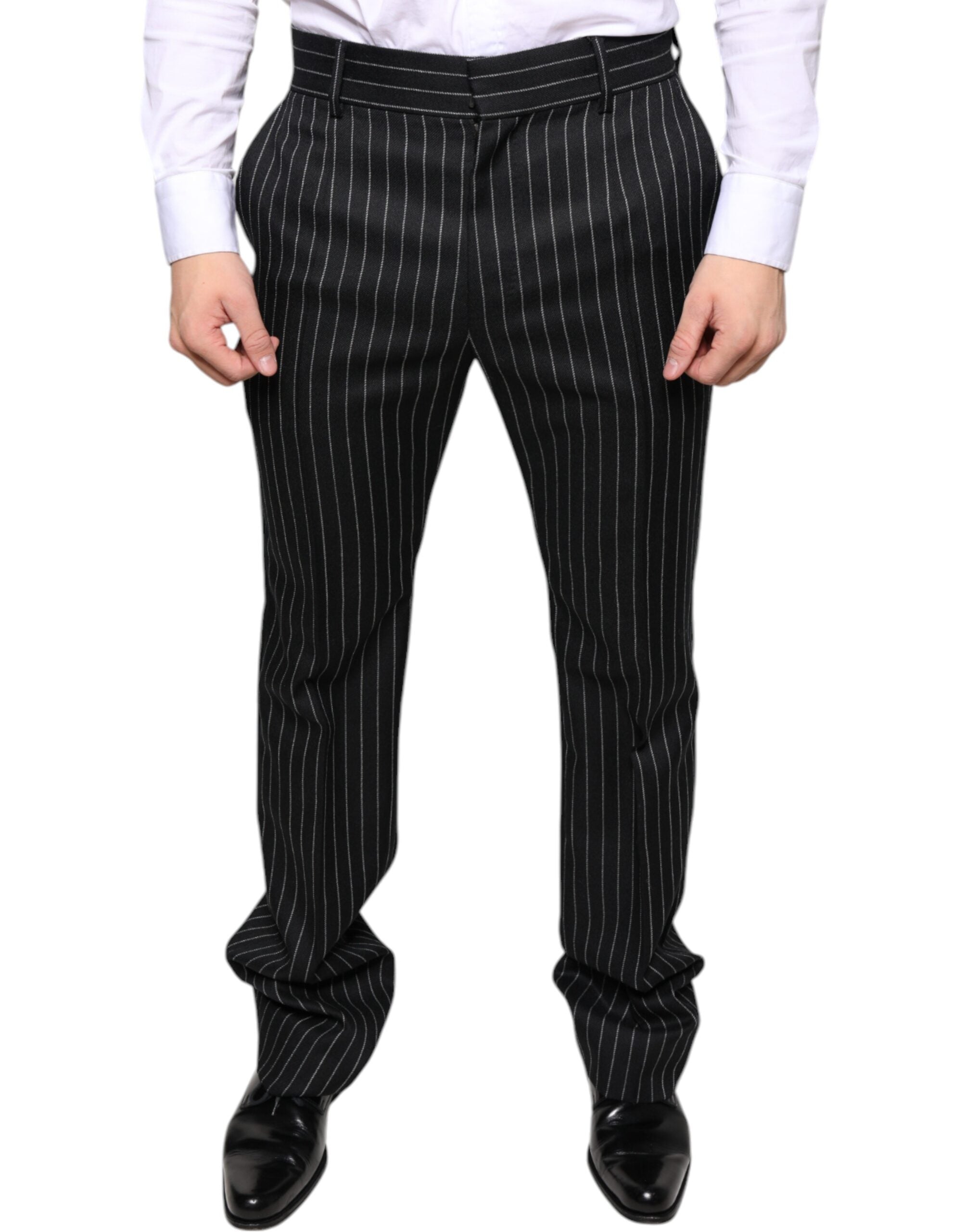 Pantalons Dolce & Gabbana à rayures noirs
