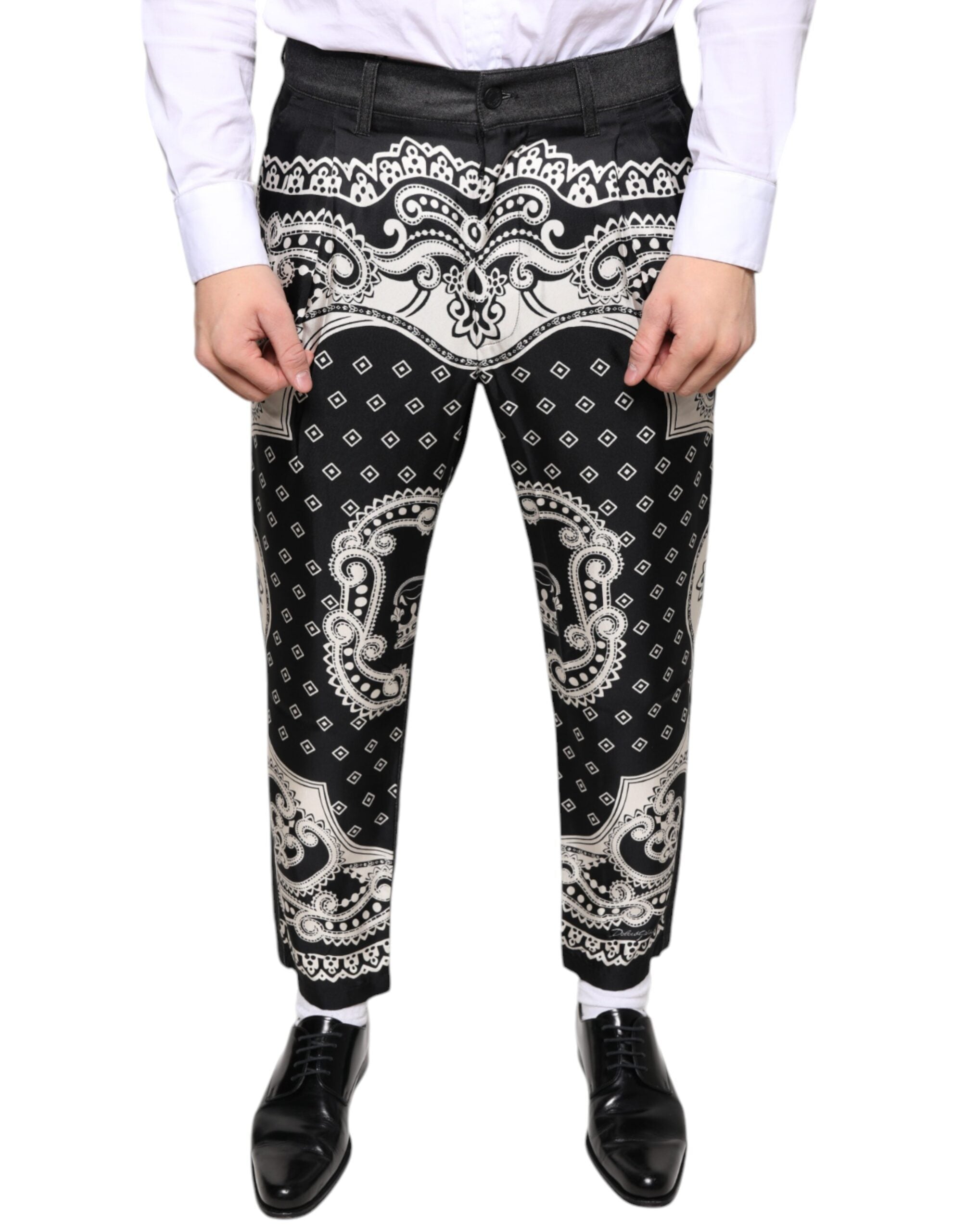 Pantalons Dolce & Gabbana imprimés noirs