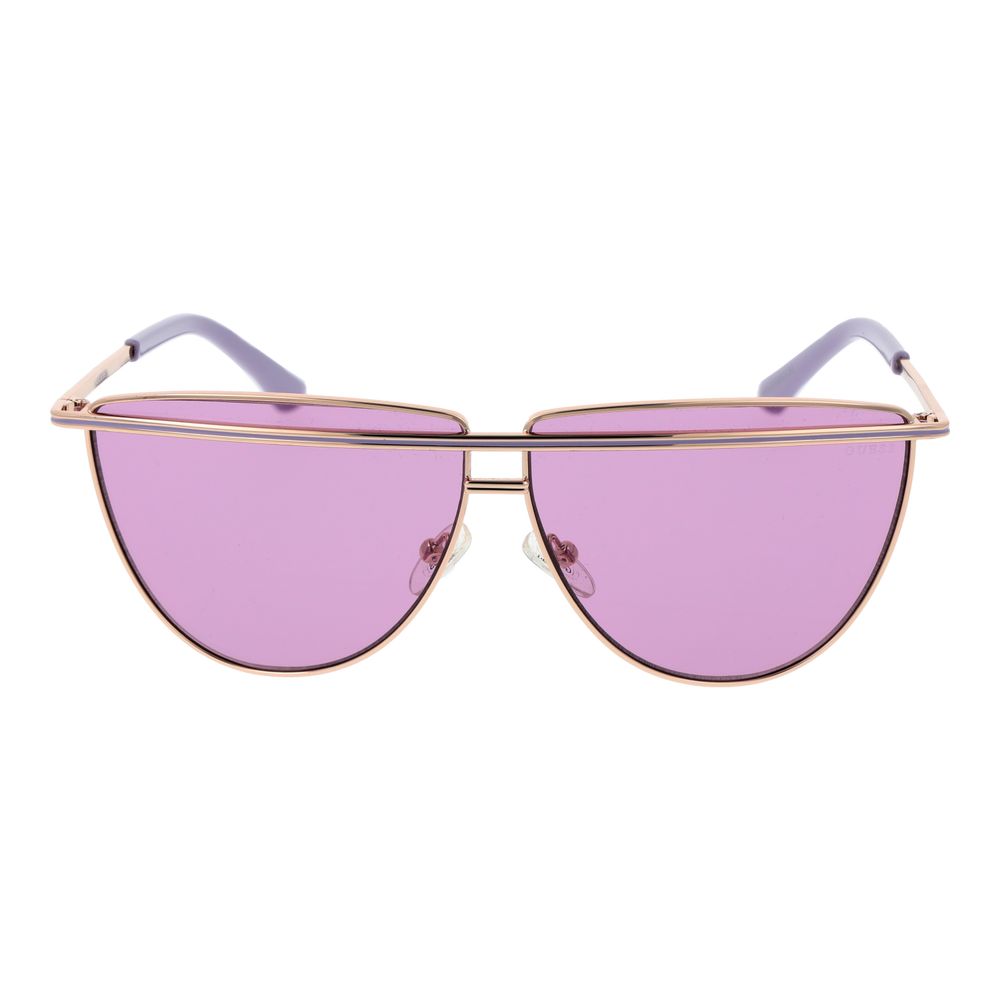 Lunettes de soleil Rose Gold violettes