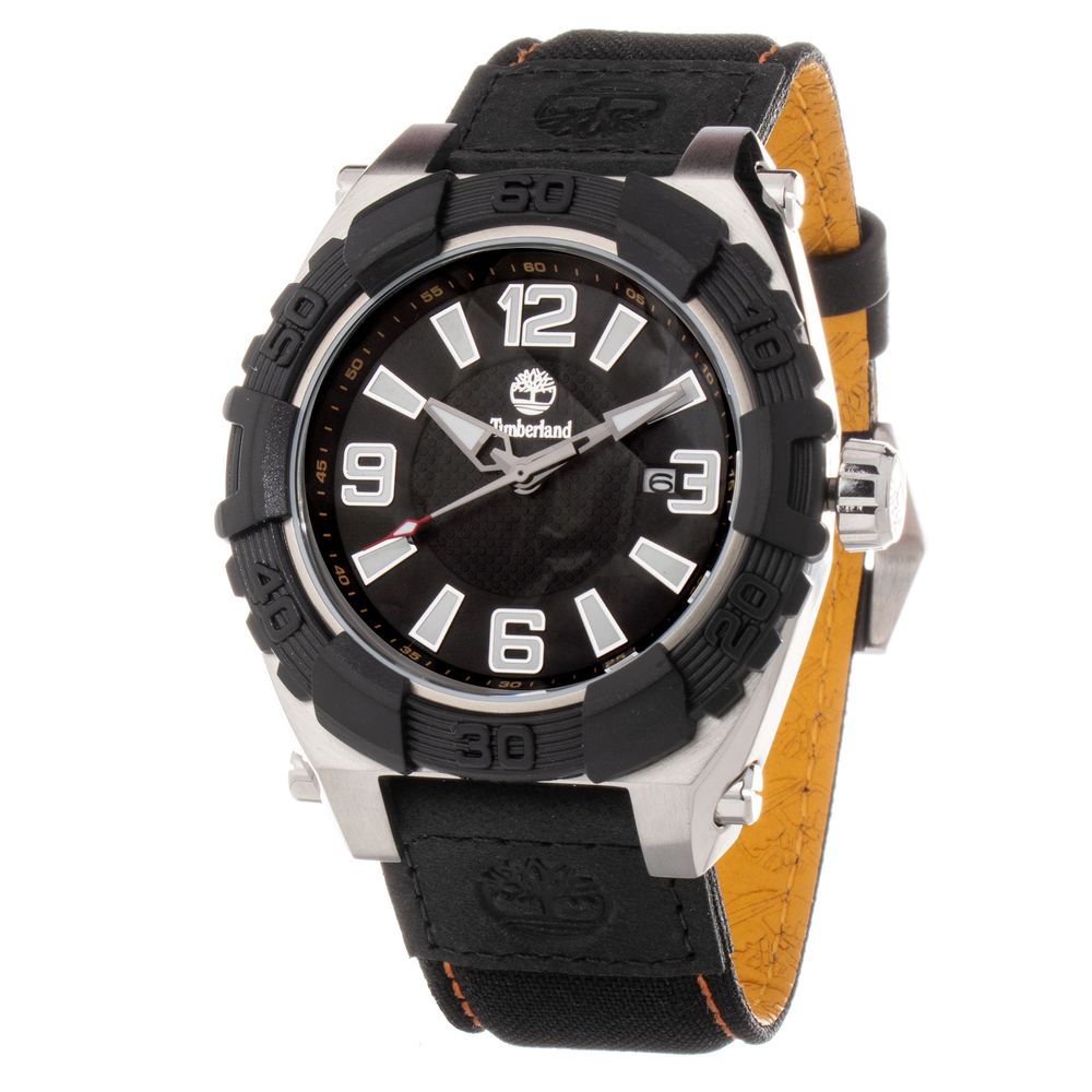 Montre non spécifiée noire argentée