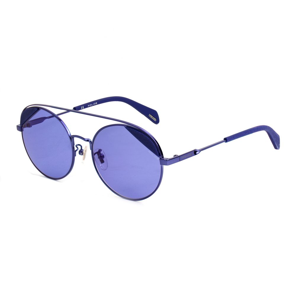 Lunettes Police SPLA94548P6B bleu miroir