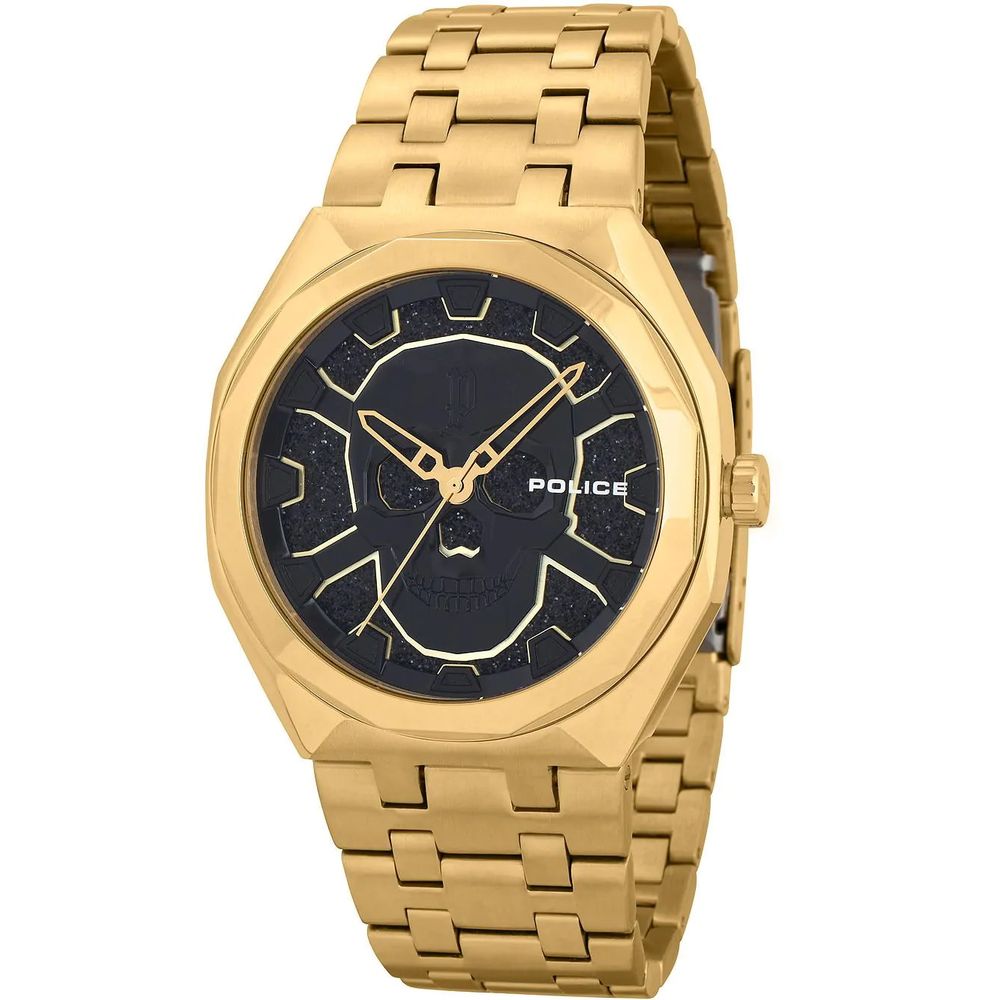 Montre Gold KEDIRI 3H noire