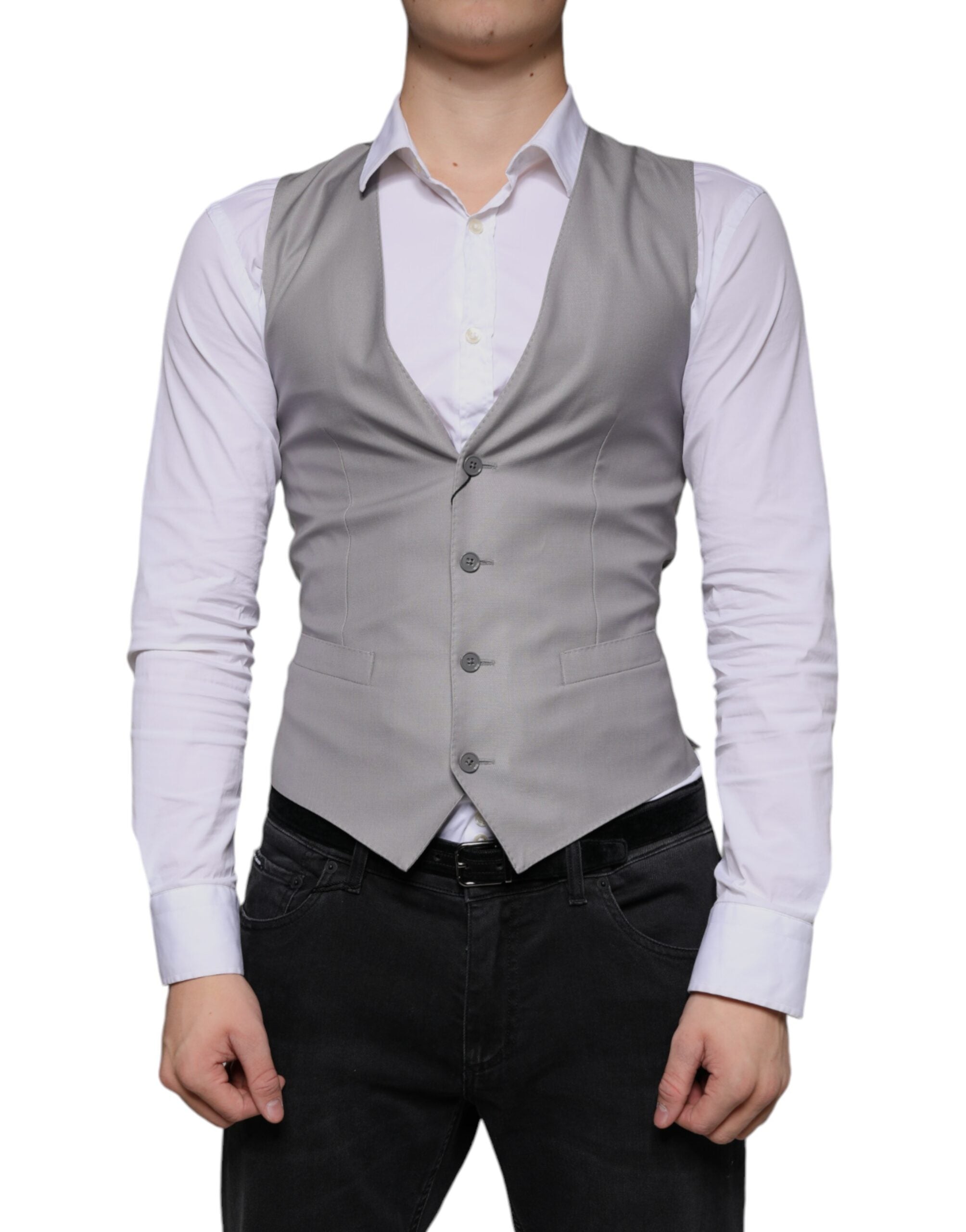 Gilet Dolce & Gabbana gris clair