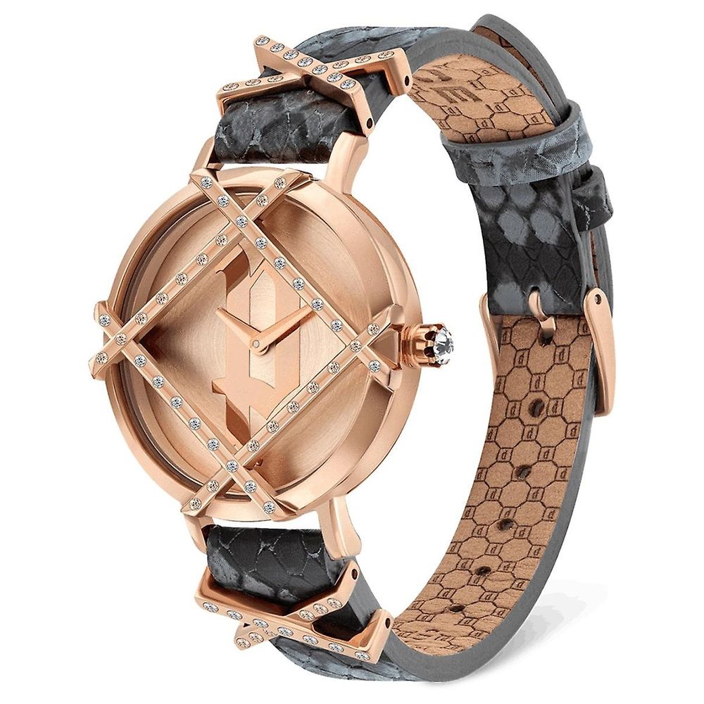 Montre quartz Pink classique grise