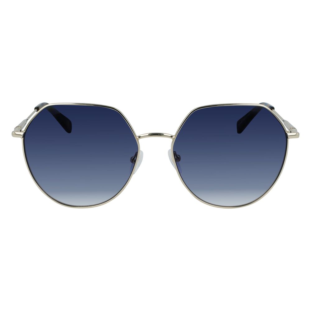Lunettes Longchamp LO154S dorées et bleues