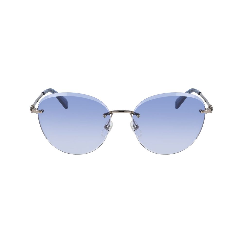 Lunettes Longchamp LO128S dorées-b bleu