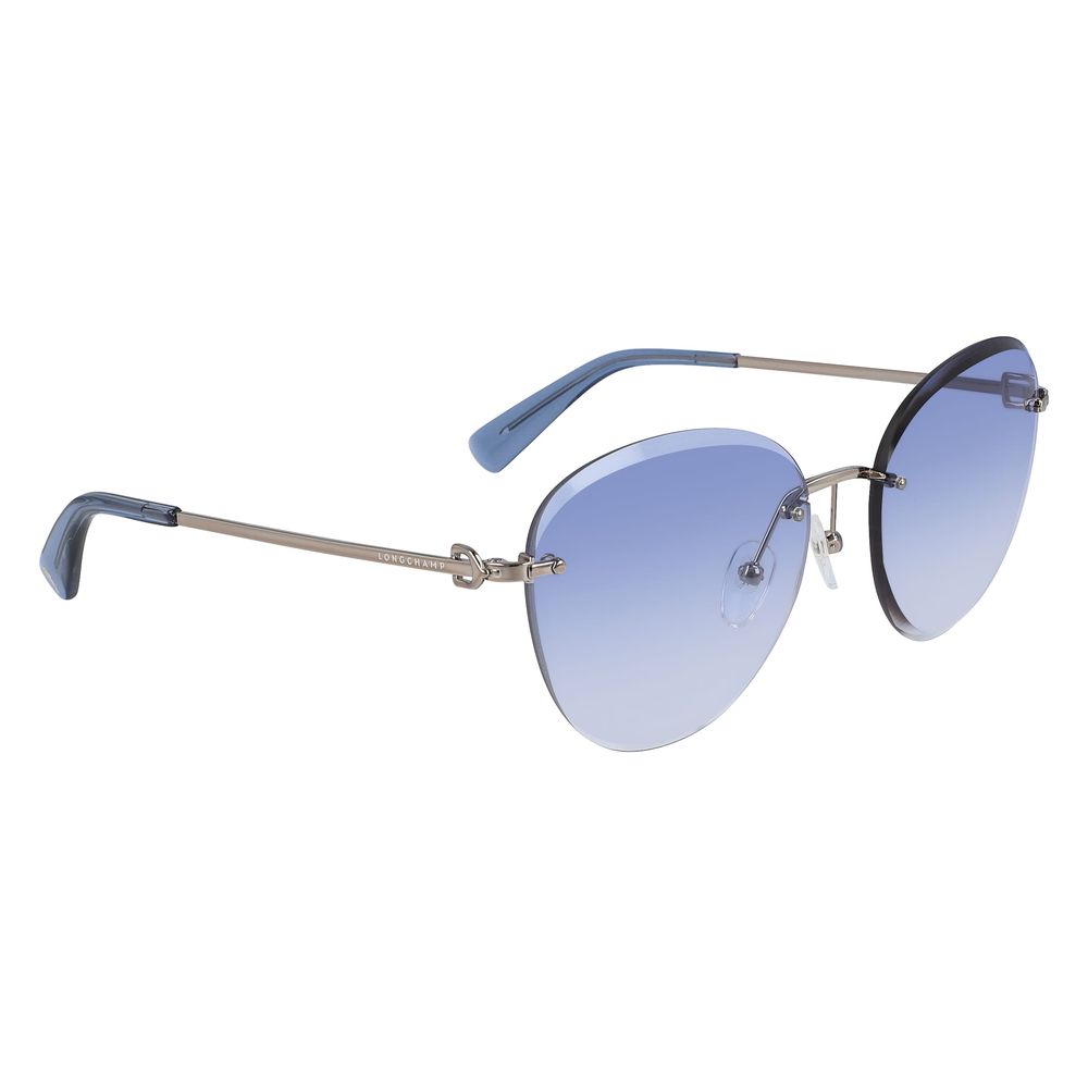Lunettes Longchamp LO128S dorées-b bleu