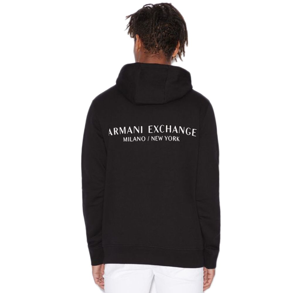 Sweat à capuche Armani Exchange noir