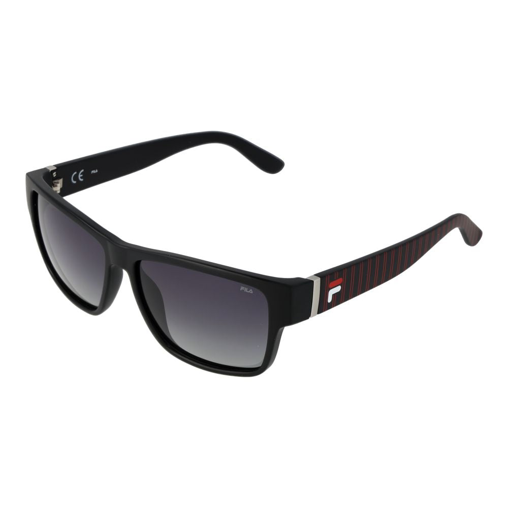 Lunettes de soleil noires gris dégradées