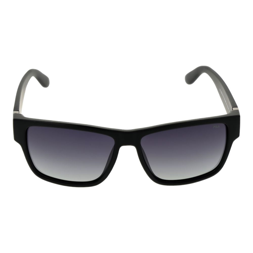 Lunettes de soleil noires gris dégradées