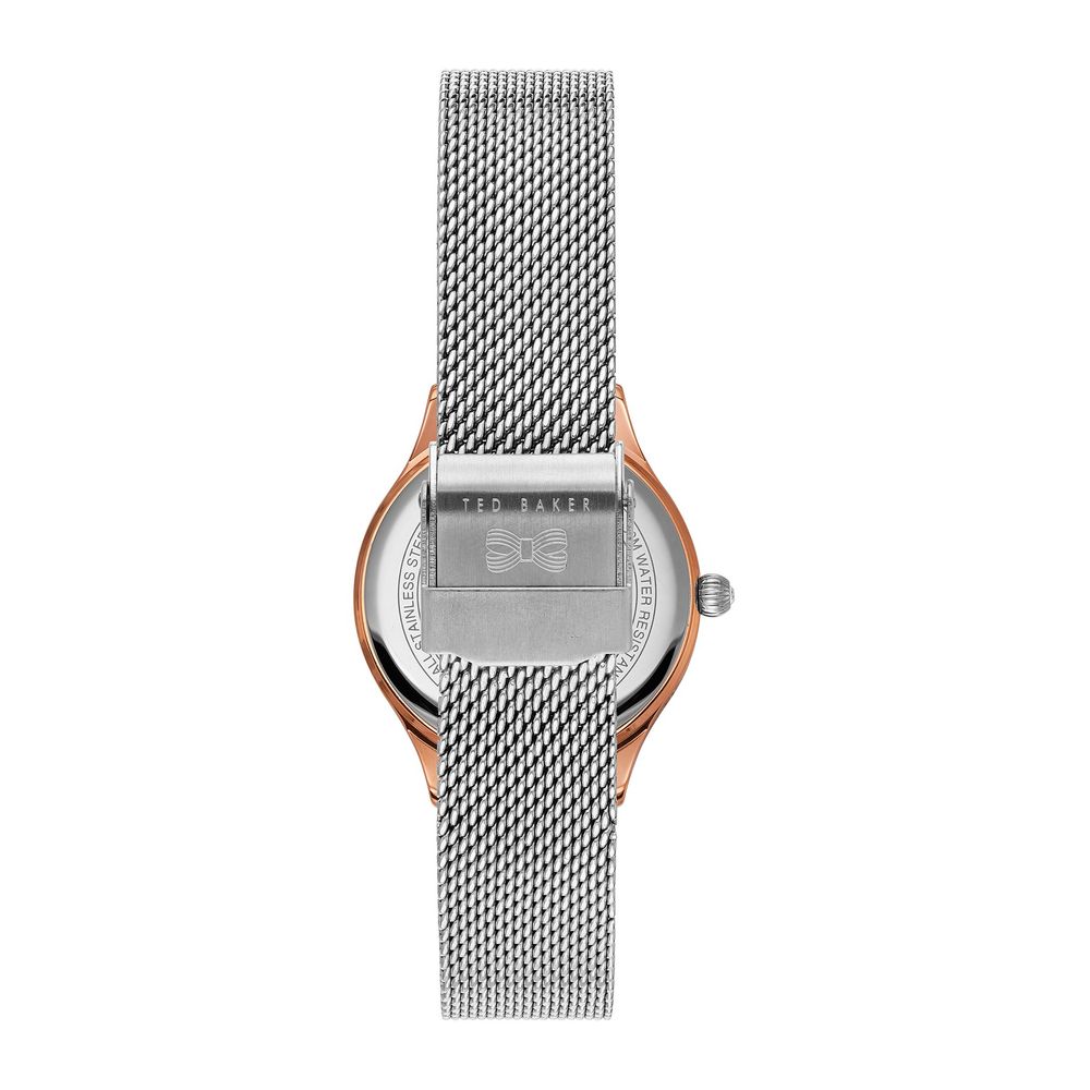 Montre acier argentée grisâtre