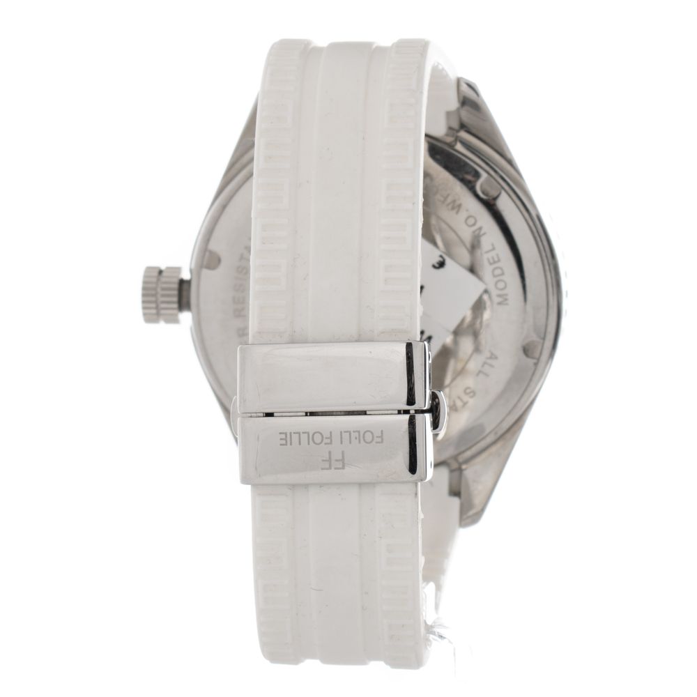 Montre quartz blanche en silicone