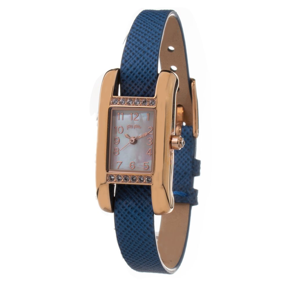 Montre multicolore cuir rose