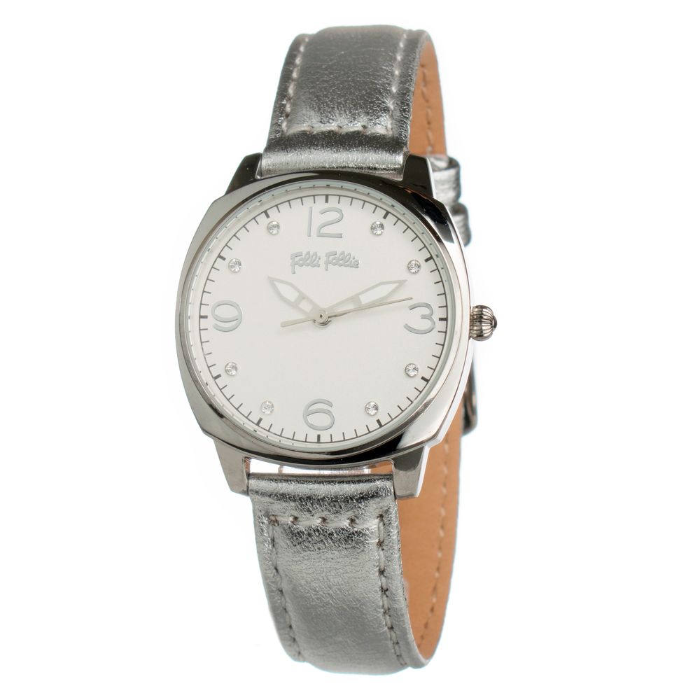 Montre Fossil grise en cuir