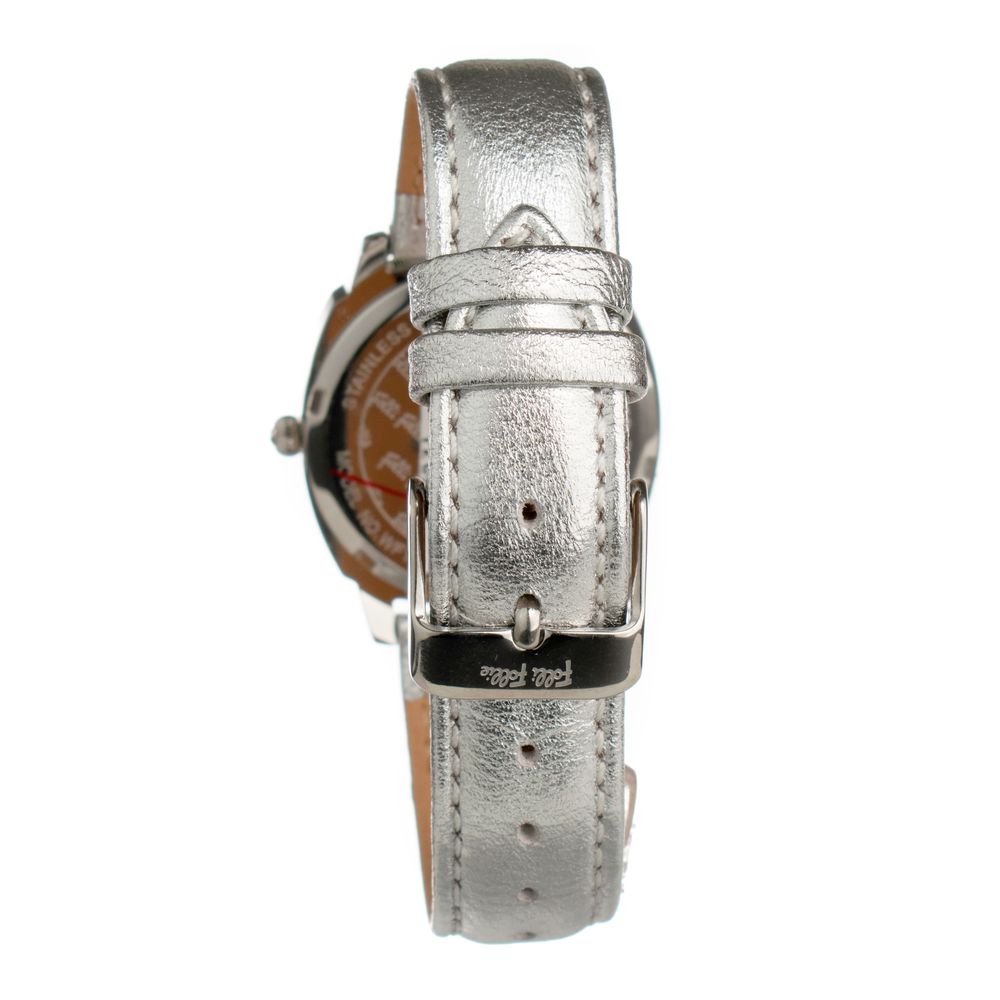 Montre Fossil grise en cuir