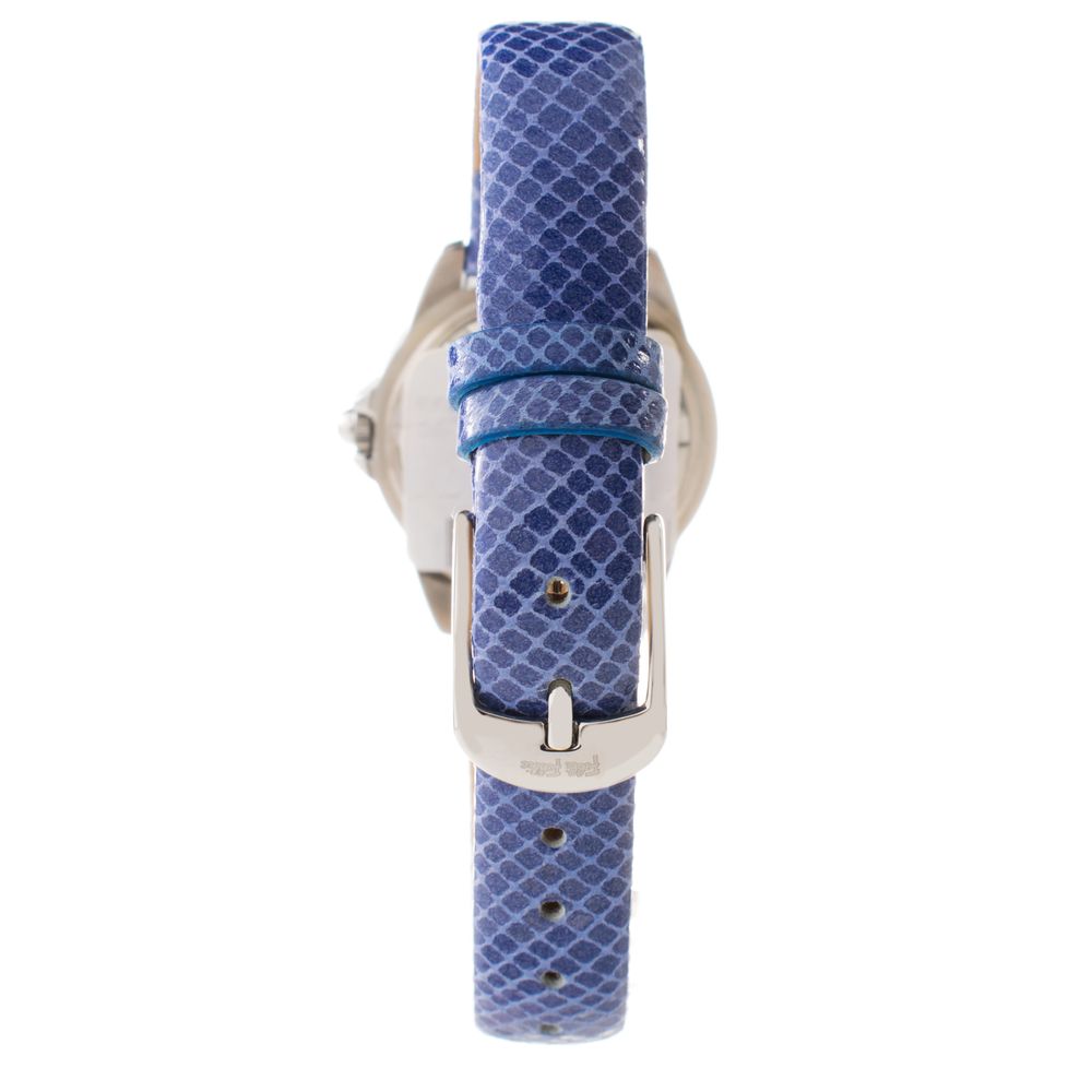 Montre quartz cuir bleu