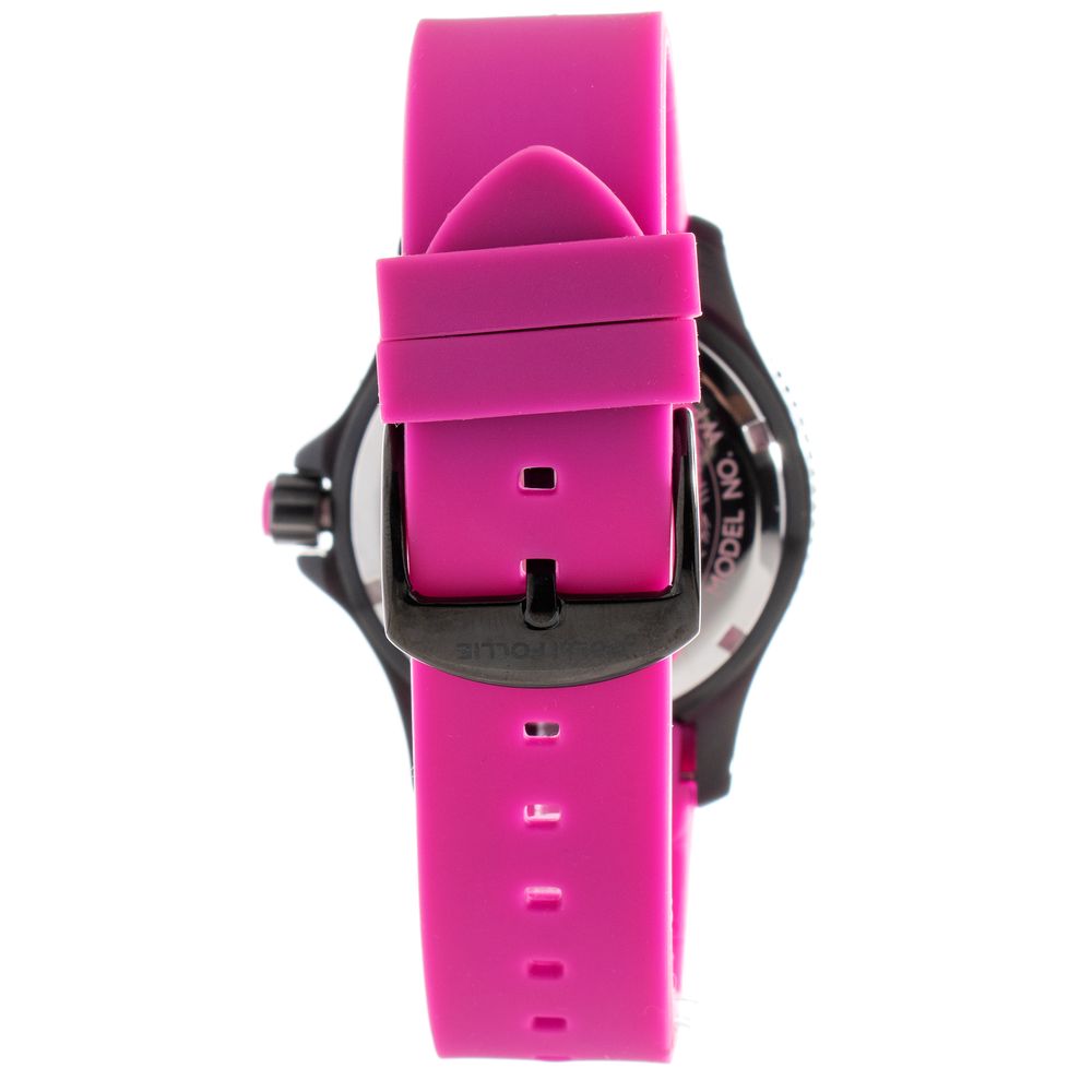 Montre Purple analogique noire violette