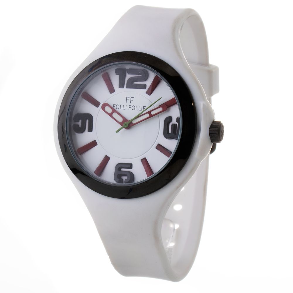 Montre synthétique noire blanche