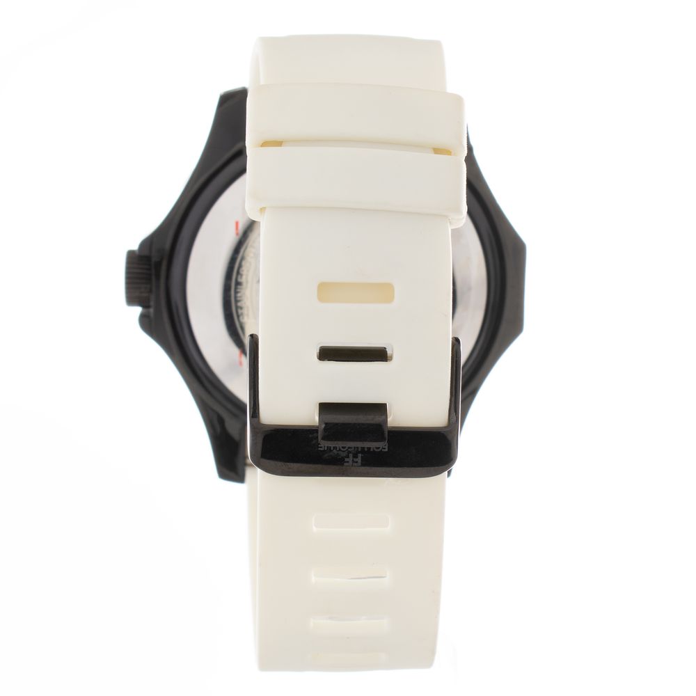 Montre quartz Synthétique blanche blanche