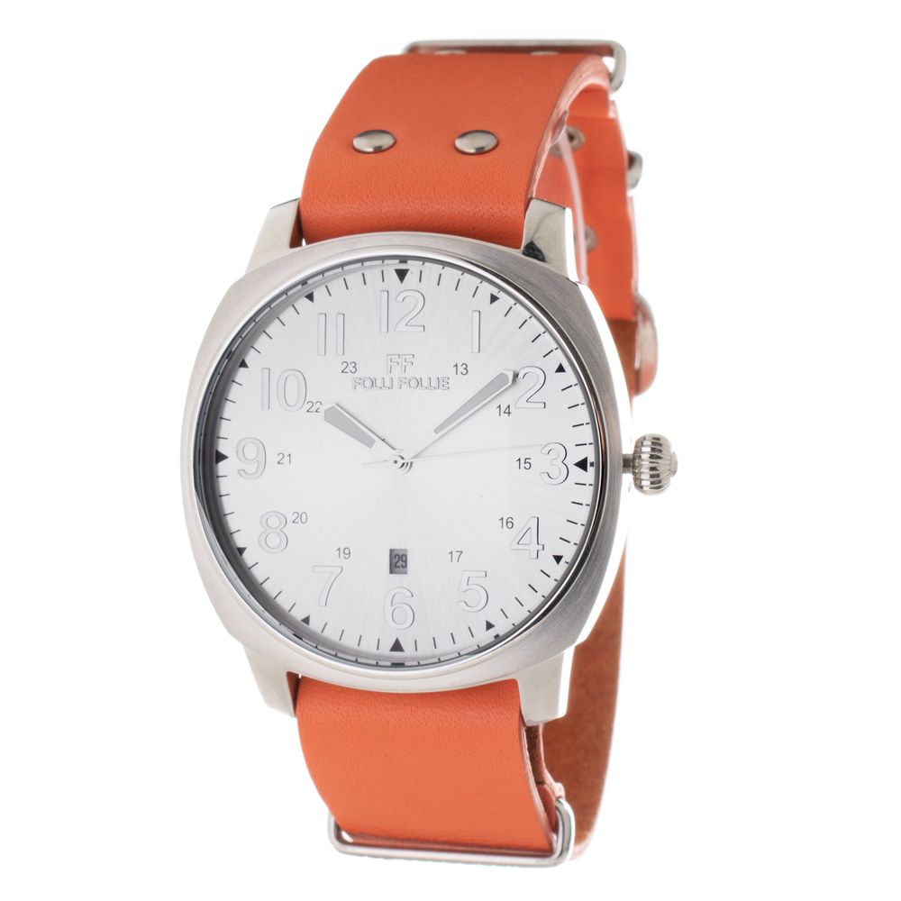 Montre Orange Grey argentée