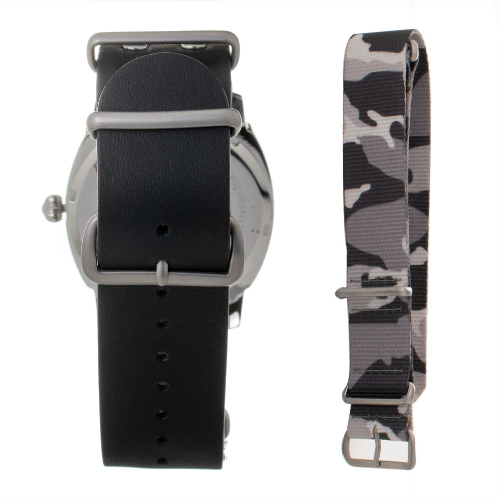 Montre Vostok cuir noir