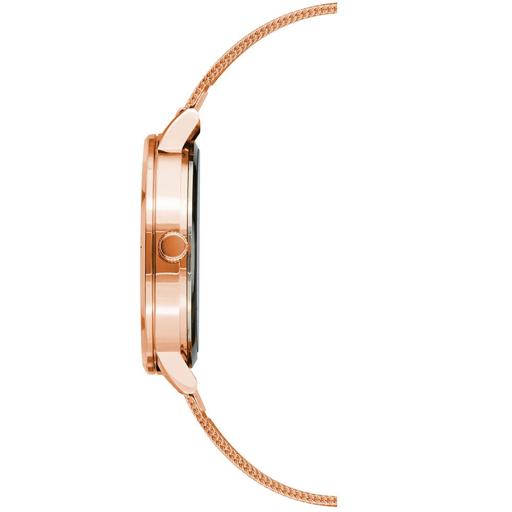 Montre en acier inoxydable rose bleue