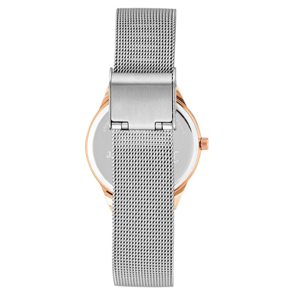 Montre Pink Quartz argentée rose