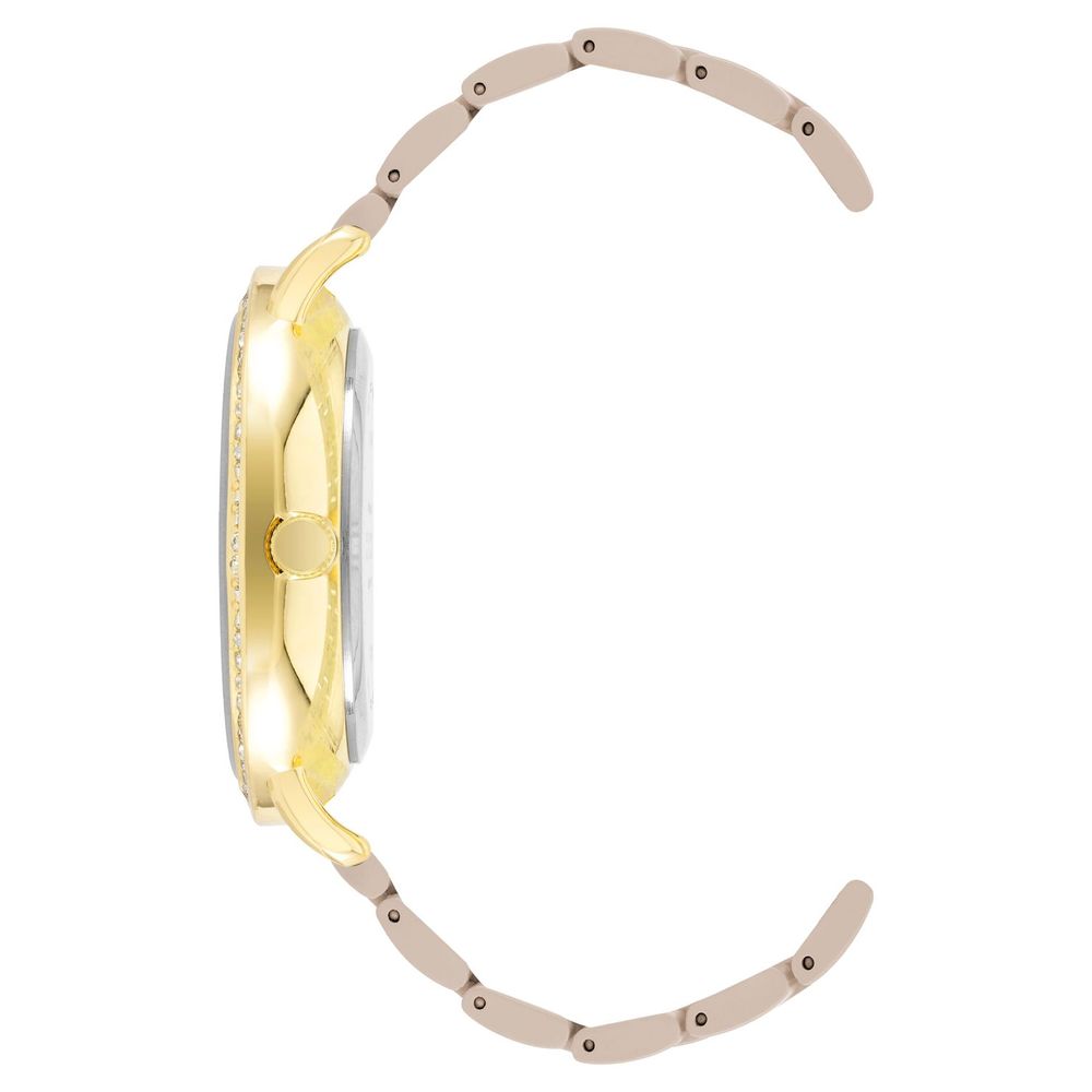Montre beige Metal dorée
