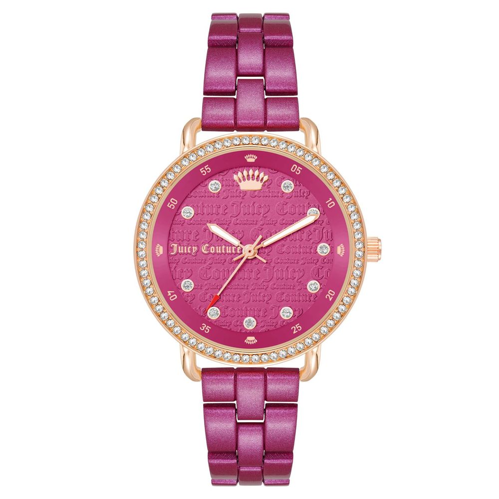 Montre multicolore Metal rose