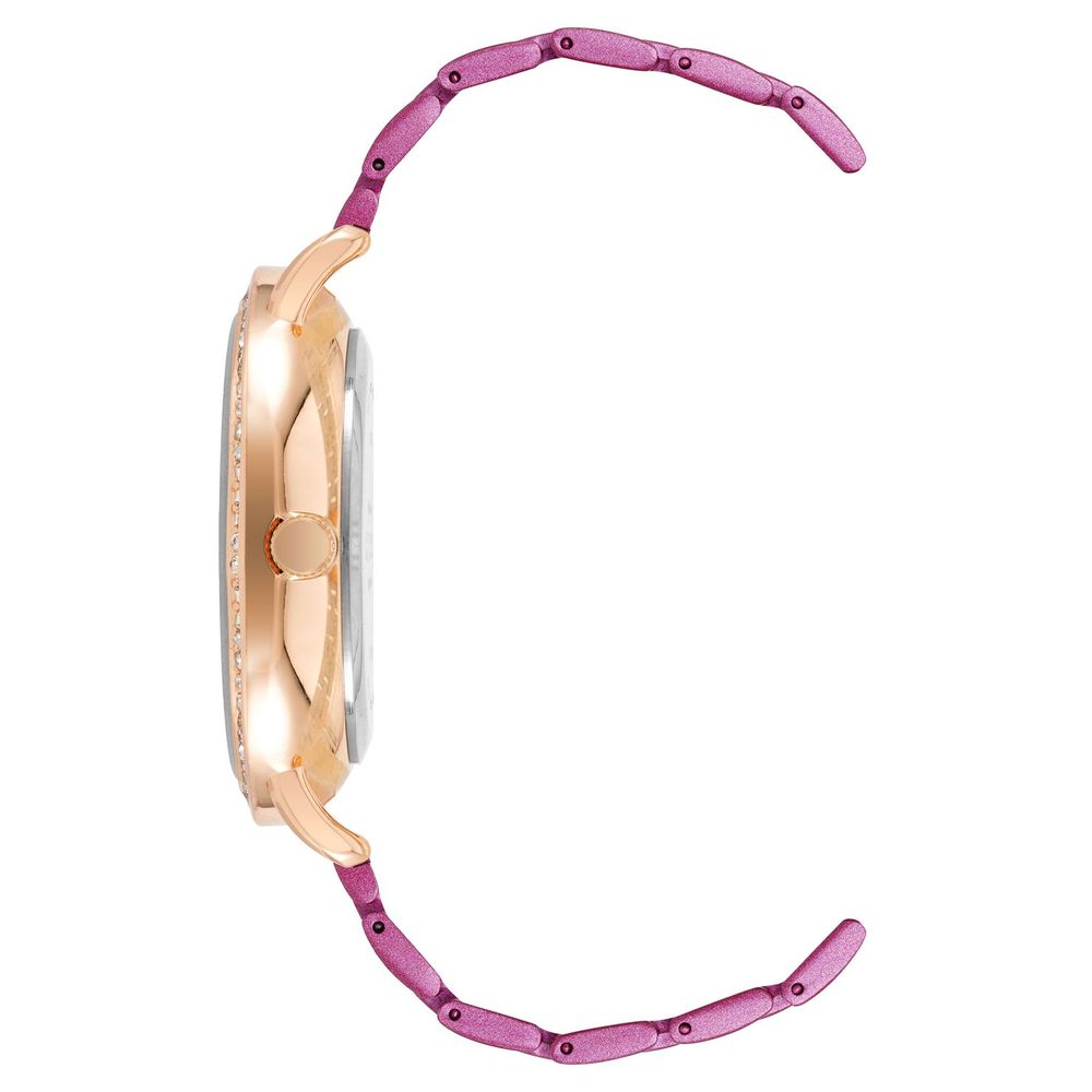 Montre multicolore Metal rose