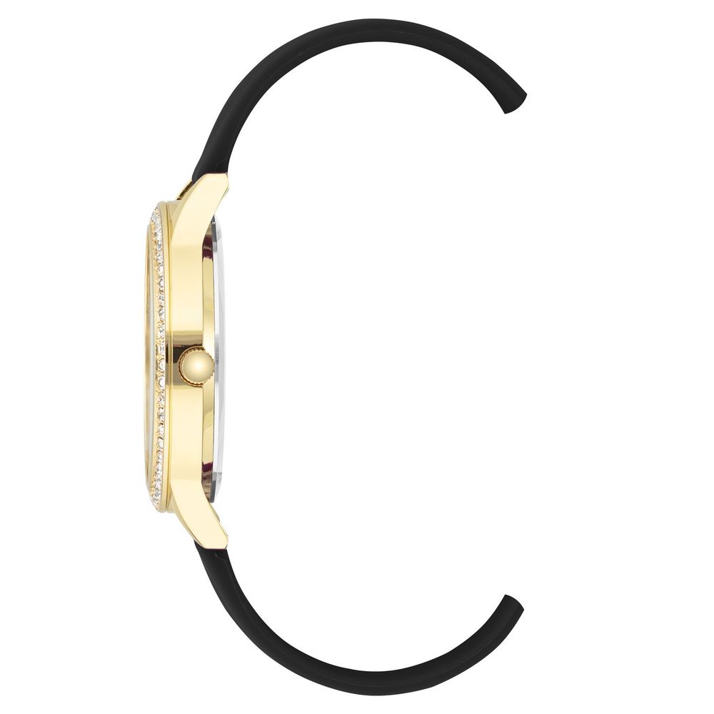 Montre dorée Black Synthétique noire