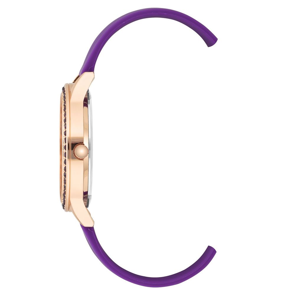 Montre Quartz lilas rose